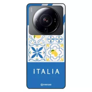 Etui Black Case Glass Dolce Vita do XIAOMI Mi 12s ULTRA Włochy Italia Cytryny Kafelki Wakacje ST_DOC132