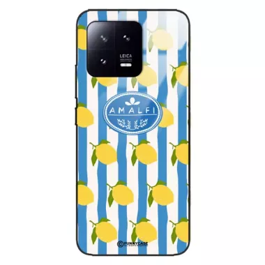 Etui Black Case Glass Dolce Vita do XIAOMI 13 PRO Amalfi Cytryny Włochy Lato Wakacje ST_DOC131