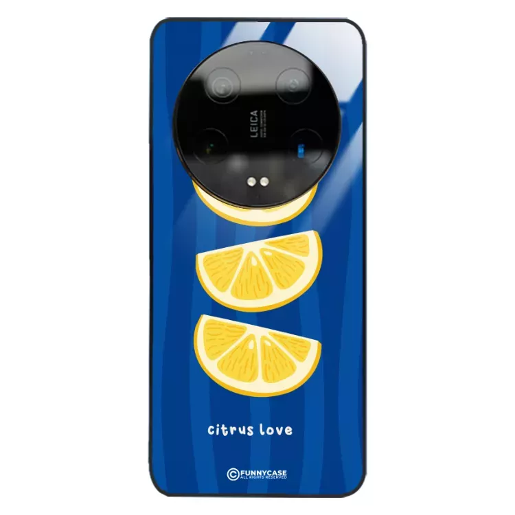 Etui Black Case Glass Dolce Vita do XIAOMI 13 ULTRA Cytryny Owoce Lato Wakacje Cytrusy ST_DOC104