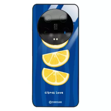 Etui Black Case Glass Dolce Vita do XIAOMI 13 ULTRA Cytryny Owoce Lato Wakacje Cytrusy ST_DOC104