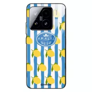 Etui Black Case Glass Dolce Vita do XIAOMI 15 5G Amalfi Cytryny Włochy Lato Wakacje ST_DOC131