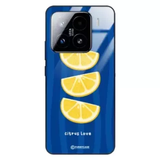 Etui Black Case Glass Dolce Vita do XIAOMI 15 PRO 5G Cytryny Owoce Lato Wakacje Cytrusy ST_DOC104