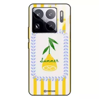 Etui Black Case Glass Dolce Vita do XIAOMI 15S PRO 5G Cytryna Lato Wakacje Summer Słońce ST_DOC139