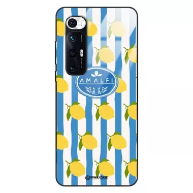 Etui Black Case Glass Dolce Vita do XIAOMI Mi 10s Amalfi Cytryny Włochy Lato Wakacje ST_DOC131