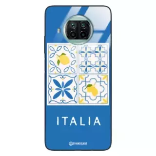 Etui Black Case Glass Dolce Vita do XIAOMI REDMI NOTE 9 PRO 5G Włochy Italia Cytryny Kafelki Wakacje ST_DOC132