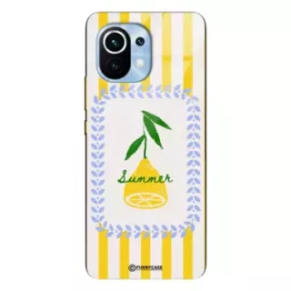 Etui Black Case Glass Dolce Vita do XIAOMI Mi 11 Cytryna Lato Wakacje Summer Słońce ST_DOC139