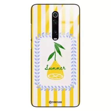 Etui Black Case Glass Dolce Vita do XIAOMI REDMI K20 PRO Cytryna Lato Wakacje Summer Słońce ST_DOC139