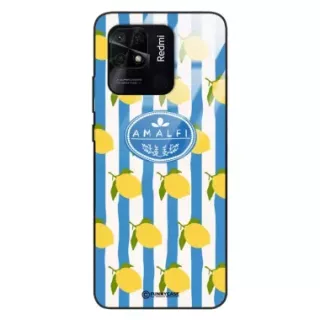 Etui Black Case Glass Dolce Vita do XIAOMI REDMI 10C 4G Amalfi Cytryny Włochy Lato Wakacje ST_DOC131