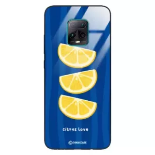 Etui Black Case Glass Dolce Vita do XIAOMI REDMI 10X 5G Cytryny Owoce Lato Wakacje Cytrusy ST_DOC104