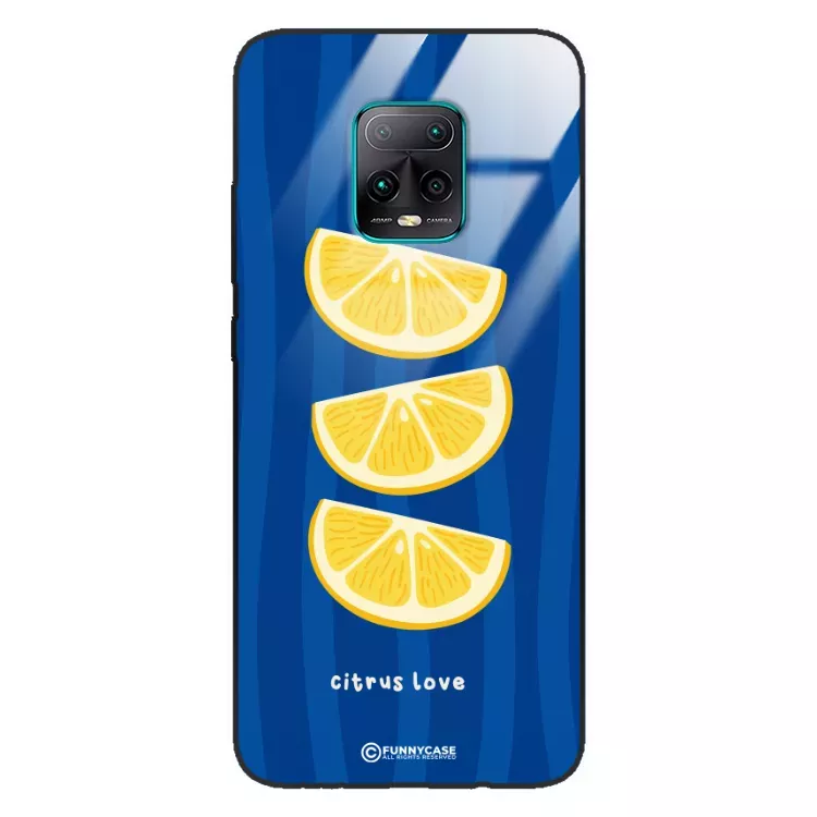 Etui Black Case Glass Dolce Vita do XIAOMI REDMI 10X 5G Cytryny Owoce Lato Wakacje Cytrusy ST_DOC104