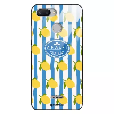 Etui Black Case Glass Dolce Vita do XIAOMI REDMI 6 Amalfi Cytryny Włochy Lato Wakacje ST_DOC131