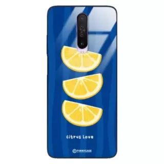 Etui Black Case Glass Dolce Vita do XIAOMI REDMI K30 Cytryny Owoce Lato Wakacje Cytrusy ST_DOC104