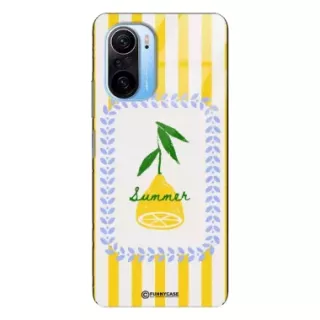 Etui Black Case Glass Dolce Vita do XIAOMI Mi 11i  Cytryna Lato Wakacje Summer Słońce ST_DOC139