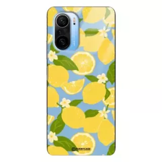 Etui Black Case Glass Dolce Vita do XIAOMI REDMI K40 / K40 PRO Cytryny Kwiaty Owoce Lato Natura ST_DOC125
