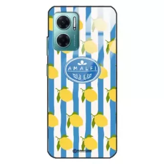 Etui Black Case Glass Dolce Vita do XIAOMI REDMI 10 5G Amalfi Cytryny Włochy Lato Wakacje ST_DOC131