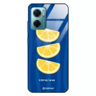 Etui Black Case Glass Dolce Vita do XIAOMI REDMI NOTE 11E  Cytryny Owoce Lato Wakacje Cytrusy ST_DOC104