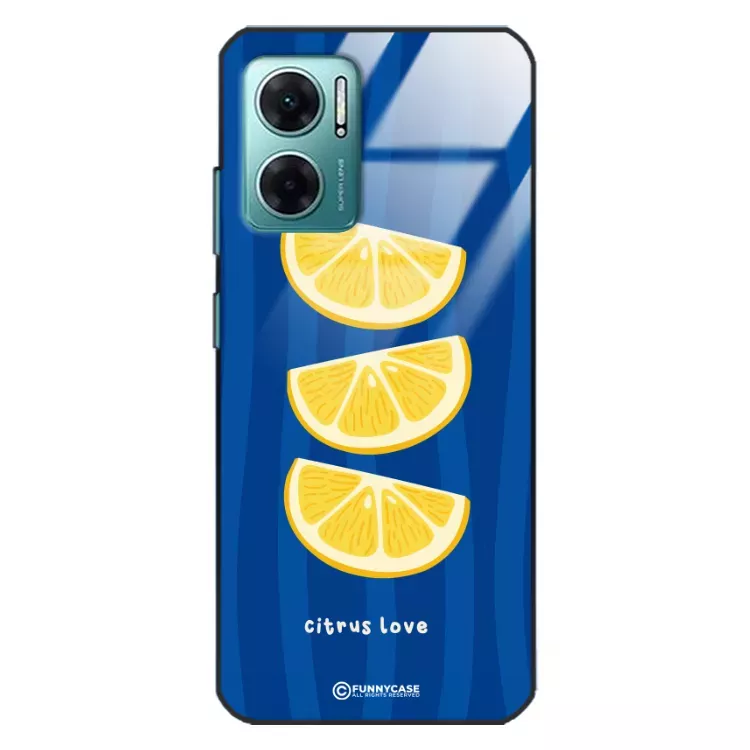 Etui Black Case Glass Dolce Vita do XIAOMI REDMI NOTE 11E  Cytryny Owoce Lato Wakacje Cytrusy ST_DOC104