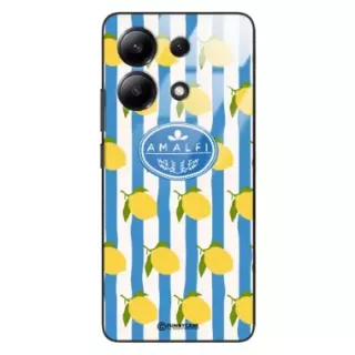 Etui Black Case Glass Dolce Vita do XIAOMI REDMI NOTE 13 4G Amalfi Cytryny Włochy Lato Wakacje ST_DOC131