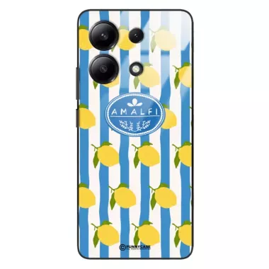 Etui Black Case Glass Dolce Vita do XIAOMI REDMI NOTE 13 4G Amalfi Cytryny Włochy Lato Wakacje ST_DOC131