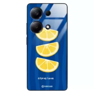 Etui Black Case Glass Dolce Vita do XIAOMI REDMI NOTE 13 PRO Cytryny Owoce Lato Wakacje Cytrusy ST_DOC104