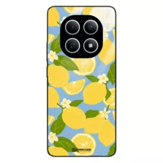 Etui Black Case Glass Dolce Vita do XIAOMI REDMI NOTE 15 5G Cytryny Kwiaty Owoce Lato Natura ST_DOC125