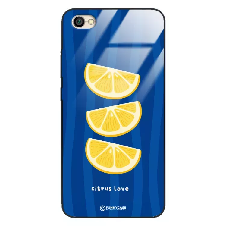 Etui Black Case Glass Dolce Vita do XIAOMI REDMI NOTE 5A Cytryny Owoce Lato Wakacje Cytrusy ST_DOC104