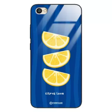 Etui Black Case Glass Dolce Vita do XIAOMI REDMI NOTE 5A Cytryny Owoce Lato Wakacje Cytrusy ST_DOC104
