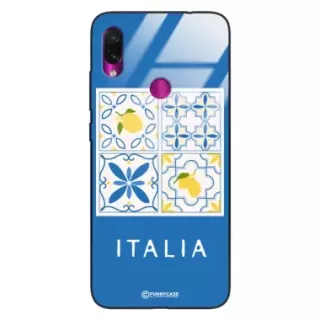 Etui Black Case Glass Dolce Vita do XIAOMI REDMI NOTE 7 Włochy Italia Cytryny Kafelki Wakacje ST_DOC132