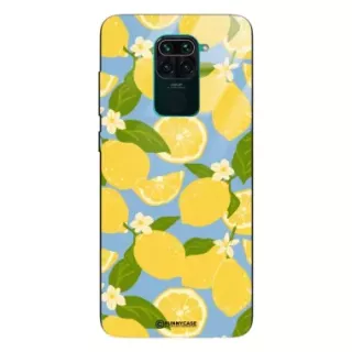 Etui Black Case Glass Dolce Vita do XIAOMI REDMI 10X 4G Cytryny Kwiaty Owoce Lato Natura ST_DOC125