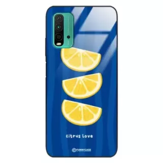 Etui Black Case Glass Dolce Vita do XIAOMI REDMI 9T Cytryny Owoce Lato Wakacje Cytrusy ST_DOC104