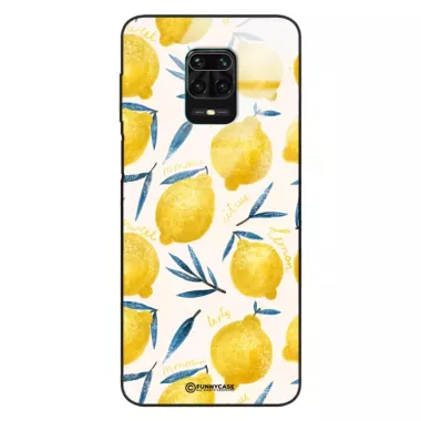 Etui Black Case Glass Dolce Vita do XIAOMI REDMI NOTE 9 PRO MAX Cytryny Lato Owoce Wakacje Słońce ST_DOC145