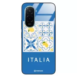 Etui Black Case Glass Dolce Vita do XIAOMI POCO M7 4G Włochy Italia Cytryny Kafelki Wakacje ST_DOC132