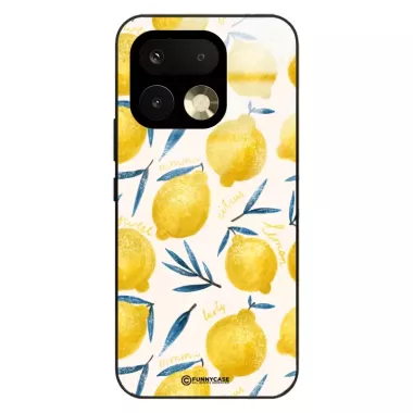 Etui Black Case Glass Dolce Vita do REALME 16 PRO 5G Cytryny Lato Owoce Wakacje Słońce ST_DOC145