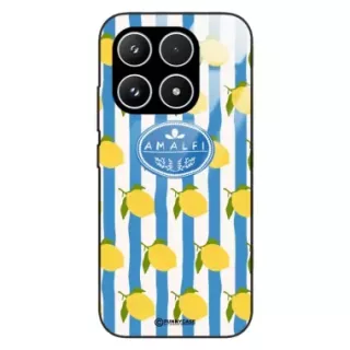 Etui Black Case Glass Dolce Vita do XIAOMI 17 5G Amalfi Cytryny Włochy Lato Wakacje ST_DOC131