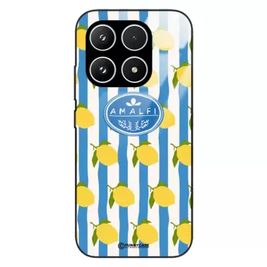 Etui Black Case Glass Dolce Vita do XIAOMI 17 5G Amalfi Cytryny Włochy Lato Wakacje ST_DOC131