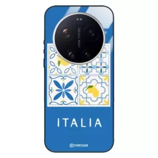 Etui Black Case Glass Dolce Vita do XIAOMI 17 ULTRA 5G Włochy Italia Cytryny Kafelki Wakacje ST_DOC132