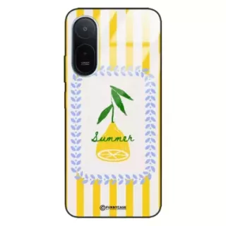 Etui Black Case Glass Dolce Vita do XIAOMI REDMI A7 PRO 4G Cytryna Lato Wakacje Summer Słońce ST_DOC139