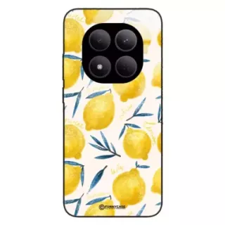 Etui Black Case Glass Dolce Vita do XIAOMI REDMI NOTE 15 PRO 4G Cytryny Lato Owoce Wakacje Słońce ST_DOC145