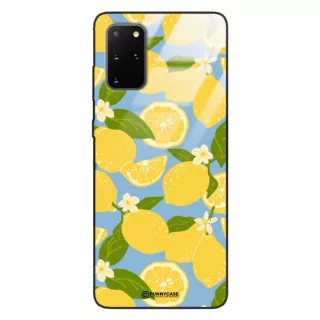 Etui Black Case Glass Dolce Vita do SAMSUNG S20 PLUS 5G Cytryny Kwiaty Owoce Lato Natura ST_DOC125