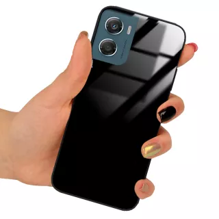 ETUI BLACK CASE GLASS NA TELEFON MOTOROLA G06 / G06 POWER CZARNY
