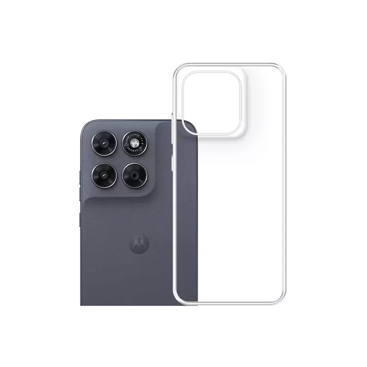 Silikonowe Etui do MOTOROLA G67 5G Transparentne Clear