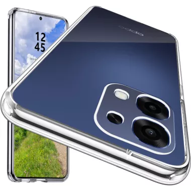 Silikonowe Etui do OPPO A6 5G Transparentne Clear