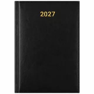 KALENDARZ 2027 KSIĄŻKOWY A5 CZARNY PLANER TERMINARZ ORGANIZER BIUROWY