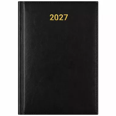 KALENDARZ 2027 KSIĄŻKOWY A5 CZARNY PLANER TERMINARZ ORGANIZER BIUROWY