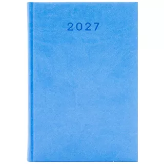 KALENDARZ 2027 KSIĄŻKOWY A5 BŁĘKITNY PLANER TERMINARZ ORGANIZER BIUROWY