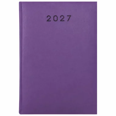 KALENDARZ 2027 KSIĄŻKOWY A5 FIOLETOWY PLANER TERMINARZ ORGANIZER BIUROWY