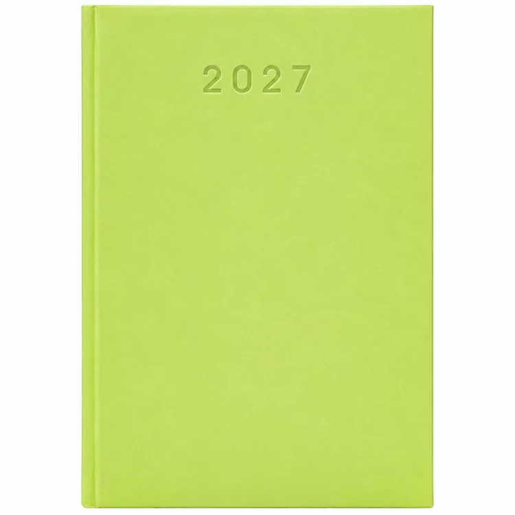 KALENDARZ 2027 KSIĄŻKOWY A5 SELEDYNOWY PLANER TERMINARZ ORGANIZER BIUROWY