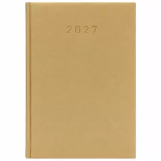 KALENDARZ 2027 KSIĄŻKOWY A5 ZŁOTY PLANER TERMINARZ ORGANIZER BIUROWY