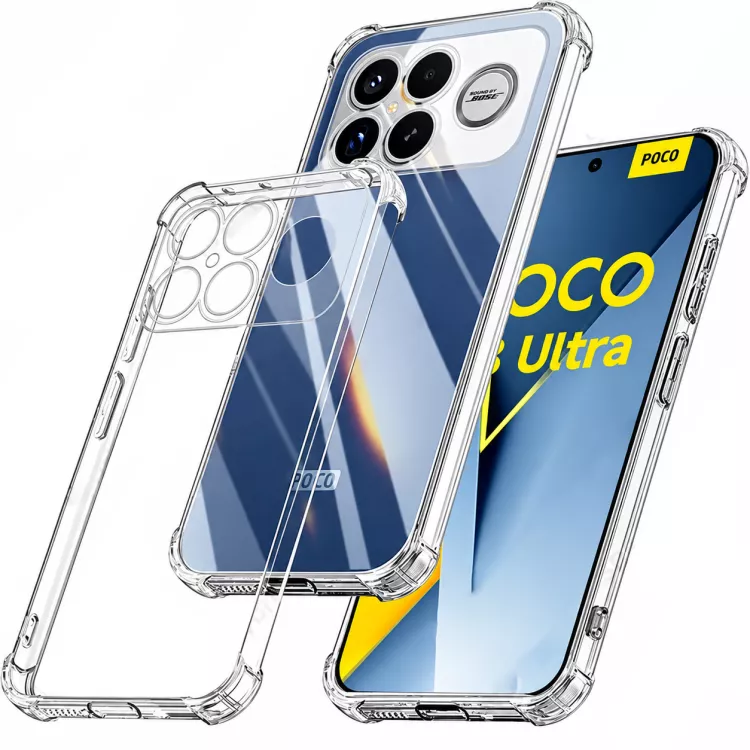 ETUI ANTISHOCK DO POCO F9 ULTRA Transparentny Top Ochronne
