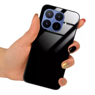 ETUI BLACK CASE GLASS NA TELEFON XIAOMI 17T 5G CZARNY